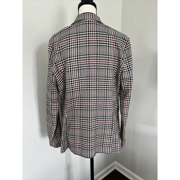 Be Cool Los Angeles Plaid Blazer Large - Picture 7 of 11